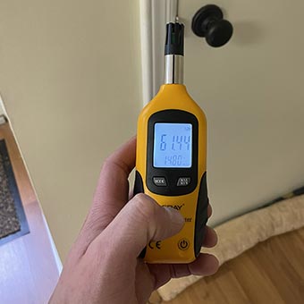 Detecting Moisture During Mold Inspection in Germantown, MD